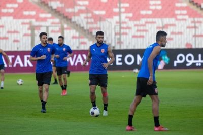 منتخب البحرين يختتم تحضيراته لمواجهة السعودية في تصفيات المونديال