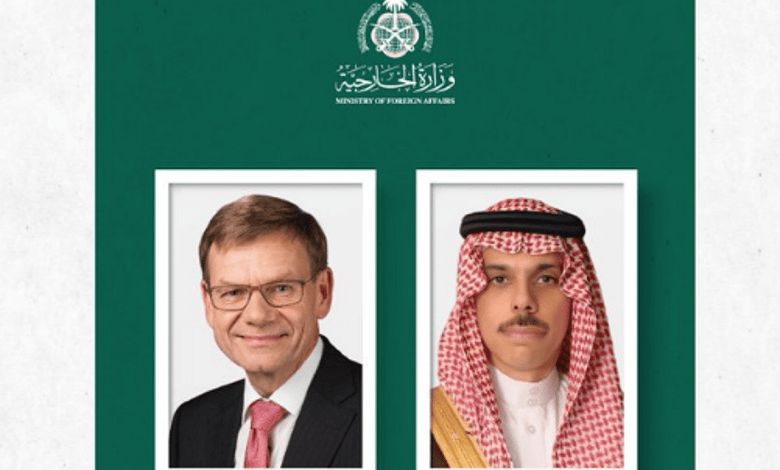 وزير الخارجية يبحث العلاقات الثنائية مع نظيره الألماني