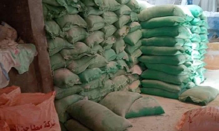 ضبط 8 طن دقيق مدعم في حملة تموينية مكبرة قبل العيد
