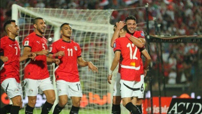 رأسية محمد حمدي تمنح منتخب مصر التقدم أمام غينيا بيساو في الشوط الأول «فيديو» رأسية محمد حمدي تمنح منتخب مصر التقدم أمام غينيا بيساو في الشوط الأول «فيديو»