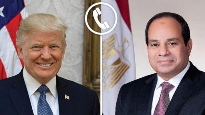 عاجل.. الرئيس السيسي يتلقى اتصالًا تليفونيا من نظيره الأمريكي أثناء تواجده مع نتنياهو عاجل.. الرئيس السيسي يتلقى اتصالًا تليفونيا من نظيره الأمريكي أثناء تواجده مع نتنياهو