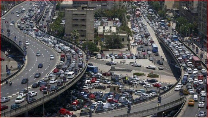 اعرف طريقك.. تكدس حركة السيارات على أغلب شوارع وميادين القاهرة والجيزة اعرف طريقك.. تكدس حركة السيارات على أغلب شوارع وميادين القاهرة والجيزة
