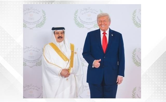 العاهل البحريني والرئيس الأمريكي يبحثان سُبُل تعزيز التعاون العاهل البحريني والرئيس الأمريكي يبحثان سُبُل تعزيز التعاون