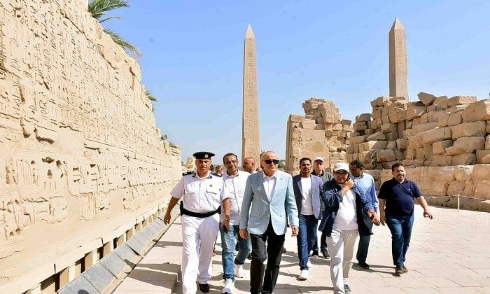 محافظ الأقصر يتفقد المواقع الأثرية مع بدء الموسم السياحي محافظ الأقصر يتفقد المواقع الأثرية مع بدء الموسم السياحي