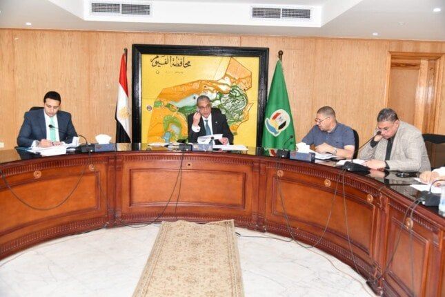 محافظ الفيوم يتابع معدلات الأداء بملفي التقنين والتصالح وموقف المتغيرات المكانية محافظ الفيوم يتابع معدلات الأداء بملفي التقنين والتصالح وموقف المتغيرات المكانية