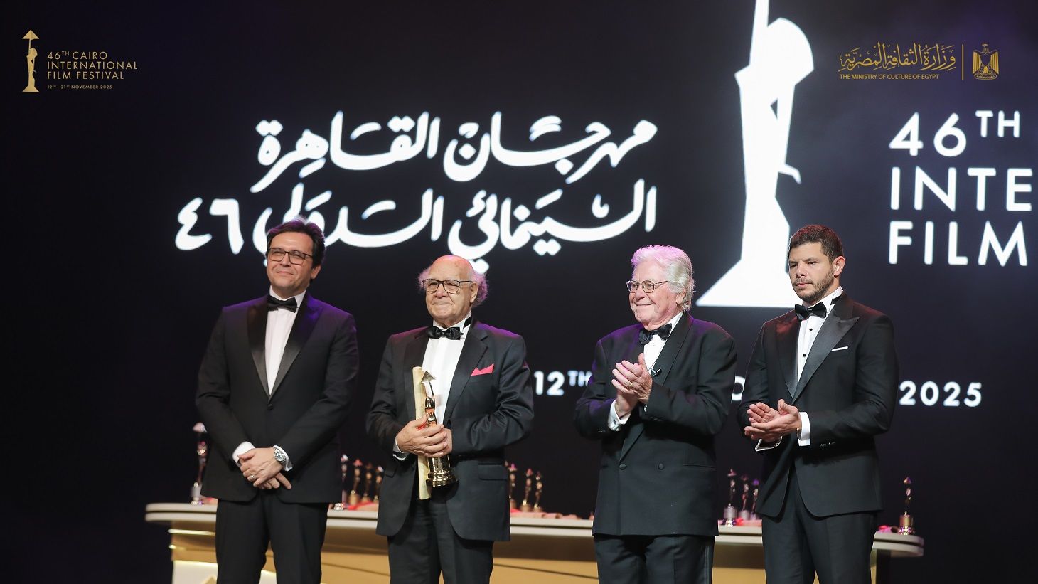 تكريم مدير التصوير المصري محمود عبد السميع. (المهرجان)