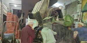 ضبط حالتي بناء بدون ترخيص ومصادرة المعدات بحي شرق شبرا الخيمة - تواصل نيوز