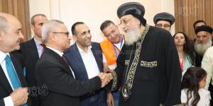 محافظ بني سويف يلتقي البابا تواضروس في ختام زيارته لإيبارشية ببا والفشن وسمسطا - تواصل نيوز