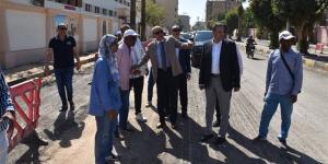 محافظ الأقصر يتفقد أعمال الرصف ورفع كفاءة الطرق بشوارع المدينة - تواصل نيوز