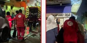 الهلال الأحمر المصري يستجيب لحريق شقة سكنية بمصر القديمة - تواصل نيوز