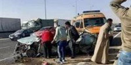 إصابة 12شخصا فى حادث تصادم سيارة سوزوكي ودراجة نارية تروسيكل فى الفيوم - تواصل نيوز
