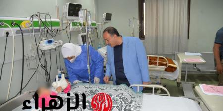 كيف زار محافظ أسيوط الأطفال المصابين بحادث التروسيكل في منقباد؟ - تواصل نيوز