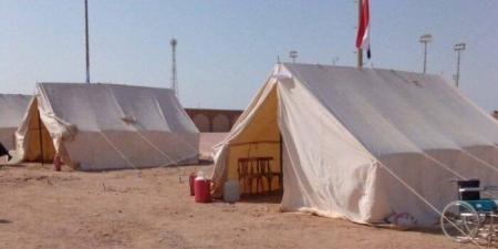 محاكاة معسكر لاستقبال النازحين بحلايب وشلاتين - صحيفة تواصل