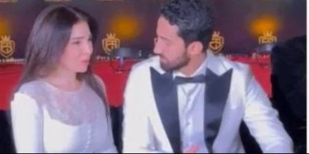 مى عز الدين وزوجها أحمد تيمور فى أول ظهور رسمى بأتيليه إسلام سعد - تواصل نيوز