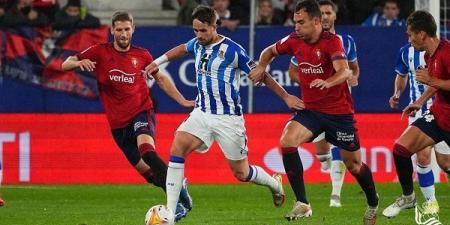 بث مباشر.. مشاهدة مباراة أوساسونا وريال سوسييداد في الدوري الإسباني - تواصل نيوز