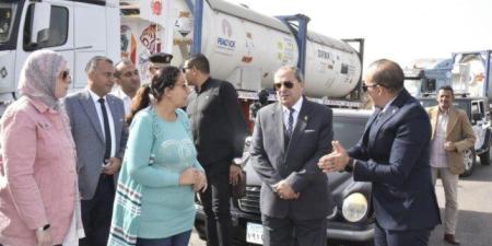 محافظ بورسعيد يستعرض آليات تطوير الطريق الداخلي المؤدي لمعدية شرق التفريعة - تواصل نيوز