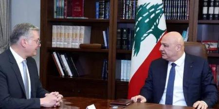 الرئيس اللبناني يستقبل المهندس كريم بدوي وزير البترول والثروة المعدنية والوفد المرافق له - تواصل نيوز