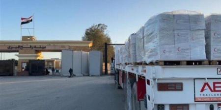 الهلال الأحمر المصري يطلق قافلة «زاد العزة» الـ 105 لأهالي غزة - تواصل نيوز