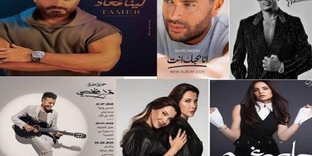 حصاد ألبومات 2025.. موسم موسيقي مشتعل وعودة قوية لنجوم الغناء العربي - تواصل نيوز