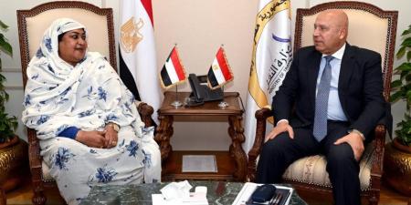 كامل الوزير يبحث مع وزيرة الصناعة والتجارة السودانية سبل تعزيز التعاون بين البلدين - تواصل نيوز