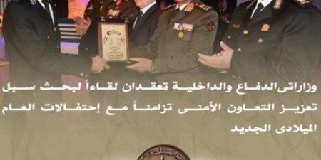 تزامنًا مع احتفالات العام الجديد.. لقاء بين الدفاع والداخلية لبحث سبل تعزيز التعاون الأمني| فيديو - تواصل نيوز