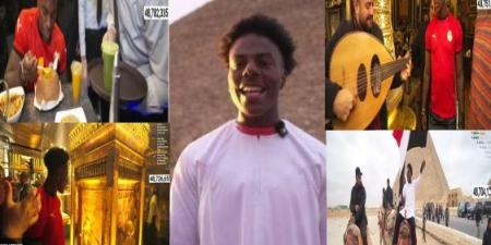 المتحف المصري الكبير والأهرامات.. ماذا فعل اليوتيوبر الأمريكي «سبيد» خلال زيارته لمصر؟ - تواصل نيوز