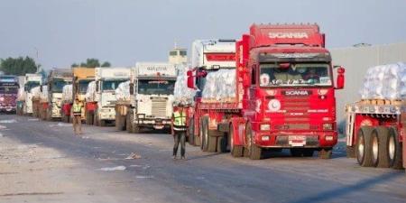 عاجل| انطلاق قافلة المساعدات الإنسانية الـ 118 من مصر إلى غزة - تواصل نيوز