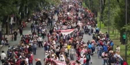 احتجاجات حاشدة فى المكسيك قبل مونديال 2026 والسلطات تنشر قوات مكافحة الشغب .. فيديو - تواصل نيوز
