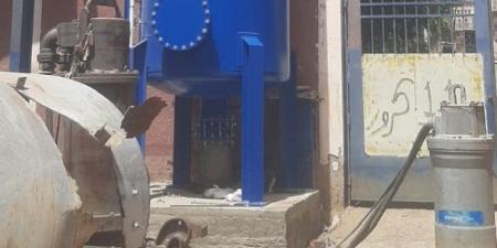 بدء التشغيل التجريبي للمطرقة المائية بمحطة الصرف رقم 11 في أسوان - تواصل نيوز