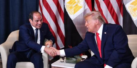 على هامش قمة G7.. لقاء ثنائي يجمع الرئيس السيسي بنظيره الأمريكي دونالد ترامب - تواصل نيوز