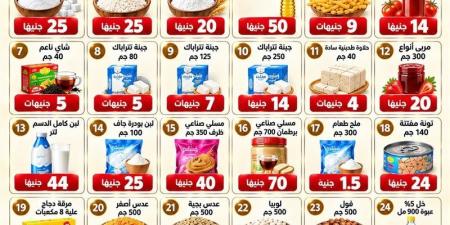 التموين تبدأ غدًا طرح 18 سلعة جديدة ضمن مبادرة خفض الأسعار - تواصل نيوز
