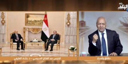 مصطفى بكري يكشف تفاصيل اتصال الرئيس السيسي ورشاد العليمي بشأن اليمن - تواصل نيوز