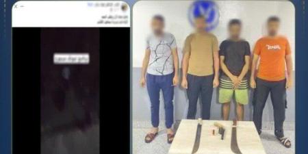 الداخلية تكشف ملابسات فيديو مشاجرة الأسلحة البيضاء ببورسعيد - تواصل نيوز
