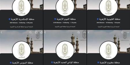 توثيق «الصفحات الرسمية للمناطق الأزهرية» على مواقع التواصل الاجتماعي - تواصل نيوز