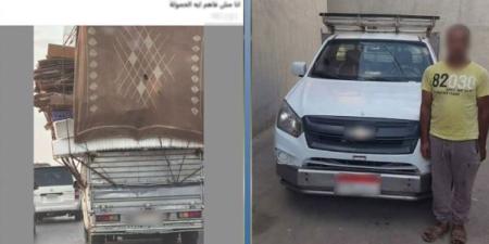 القبض على سائق «ربع نقل» بتهمة تحميل حمولة زائدة في الشرقية - تواصل نيوز