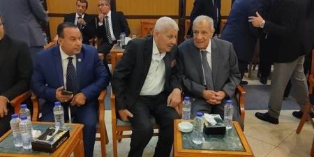 إبراهيم محلب يشارك في عزاء المستشار أحمد الزند وزير العدل الأسبق - تواصل نيوز