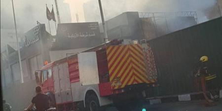 الداخلية تكشف تفاصيل حريق بواجهة قسم شرطة الأزبكية - تواصل نيوز