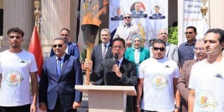 جامعة بنها تحصد المركز الأول في استقبال شعلة أسبوع شباب الجامعات والمعاهد العليا - تواصل نيوز
