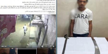 ضبط المتهم بممارسة أعمال البلطجة والتلويح بأسلحة بيضاء في الغربية - تواصل نيوز