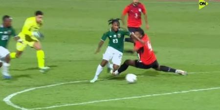خطأ شوبير وعبد المجيد يمنح جنوب أفريقيا التقدم أمام مصر بهدف مايلولا - تواصل نيوز