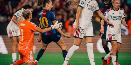 عاجل .. برشلونة يكتسح ريال بسباعية في "كلاسيكو" دوري السيدات - تواصل نيوز
