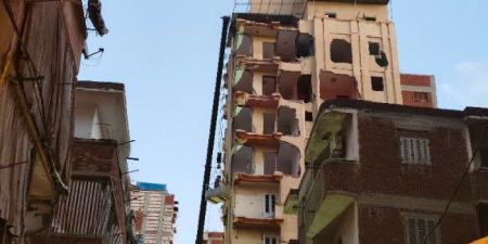 «تضامن الإسكندرية» تتحرك ميدانيا لدعم سكان عقار إمبروزو المائل - تواصل نيوز