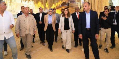 تمهيدًا لإعلانه المحمية الطبيعية رقم 32.. وزيرة البيئة تتفقد كهف الجارة بالوادي الجديد - تواصل نيوز