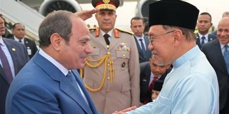السيسي وأنور إبراهيم يشهدان التوقيع على مذكرات تفاهم بين مصر وماليزيا - تواصل نيوز