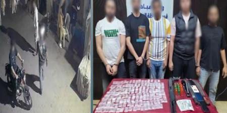 كشف ملابسات ظهور أشخاص يحملون أسلحة نارية وبيضاء في أحد شوارع الجيزة - تواصل نيوز