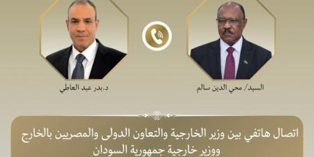 وزيرا خارجية مصر والسودان يؤكدان عمق العلاقات الثنائية بين البلدين والشعبين الشقيقين - تواصل نيوز