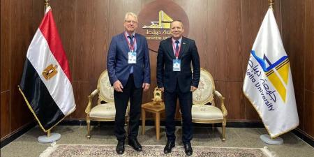 حمدان المتولي يستقبل رئيس الجامعة الألمانية للعلوم الرقمية لبحث شراكات الذكاء الاصطناعي - تواصل نيوز
