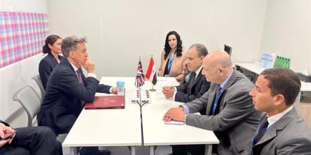 وزير الخارجية ونظيره البريطاني يتفقان على دفع علاقات التعاون بين البلدين - تواصل نيوز