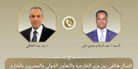 وزير الخارجية ونظيره الصومالي يبحثان سبل تعزيز العلاقات الثنائية والتطورات الإقليمية - تواصل نيوز