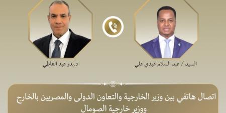 وزير الخارجية يؤكد لنظيره الصومالي موقف مصر الداعم لوحدة وسيادة الصومال - تواصل نيوز